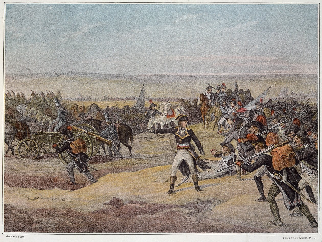 Campaña de Egipto (1798-1801), Ejército de Oriente: Caminata por el desierto. 1798. de French School