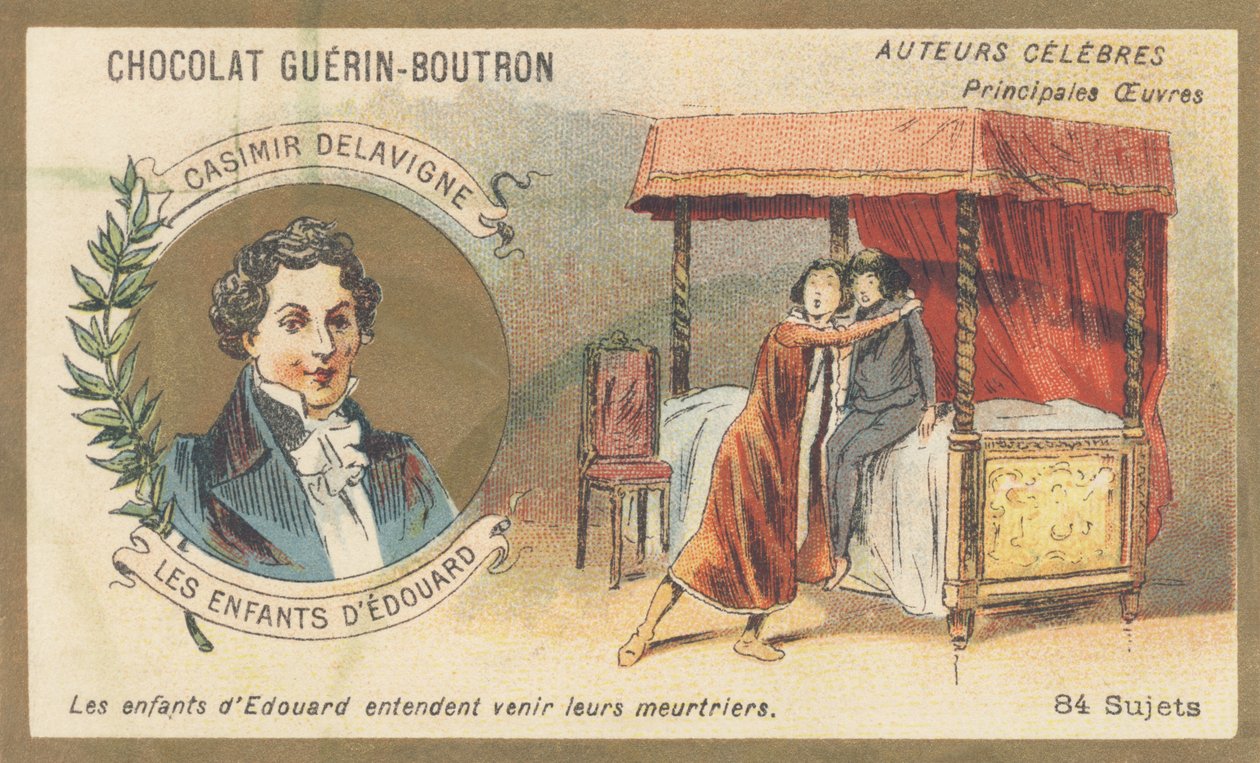 Casimir Delavigne (1793-1843), poeta y dramaturgo francés, autor de “Les enfants d