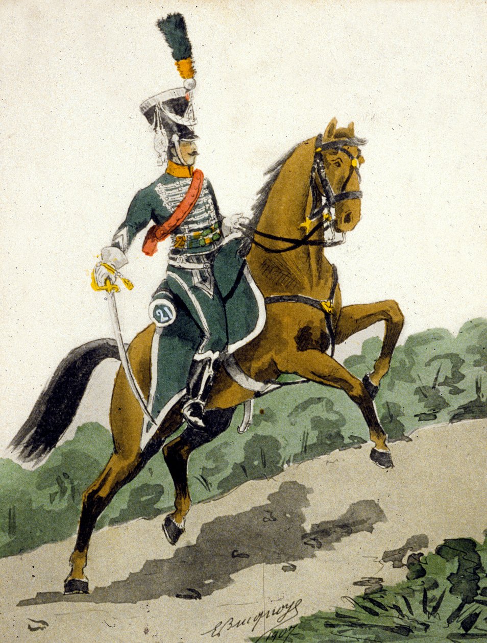 Caballero del 1er Imperio de French School