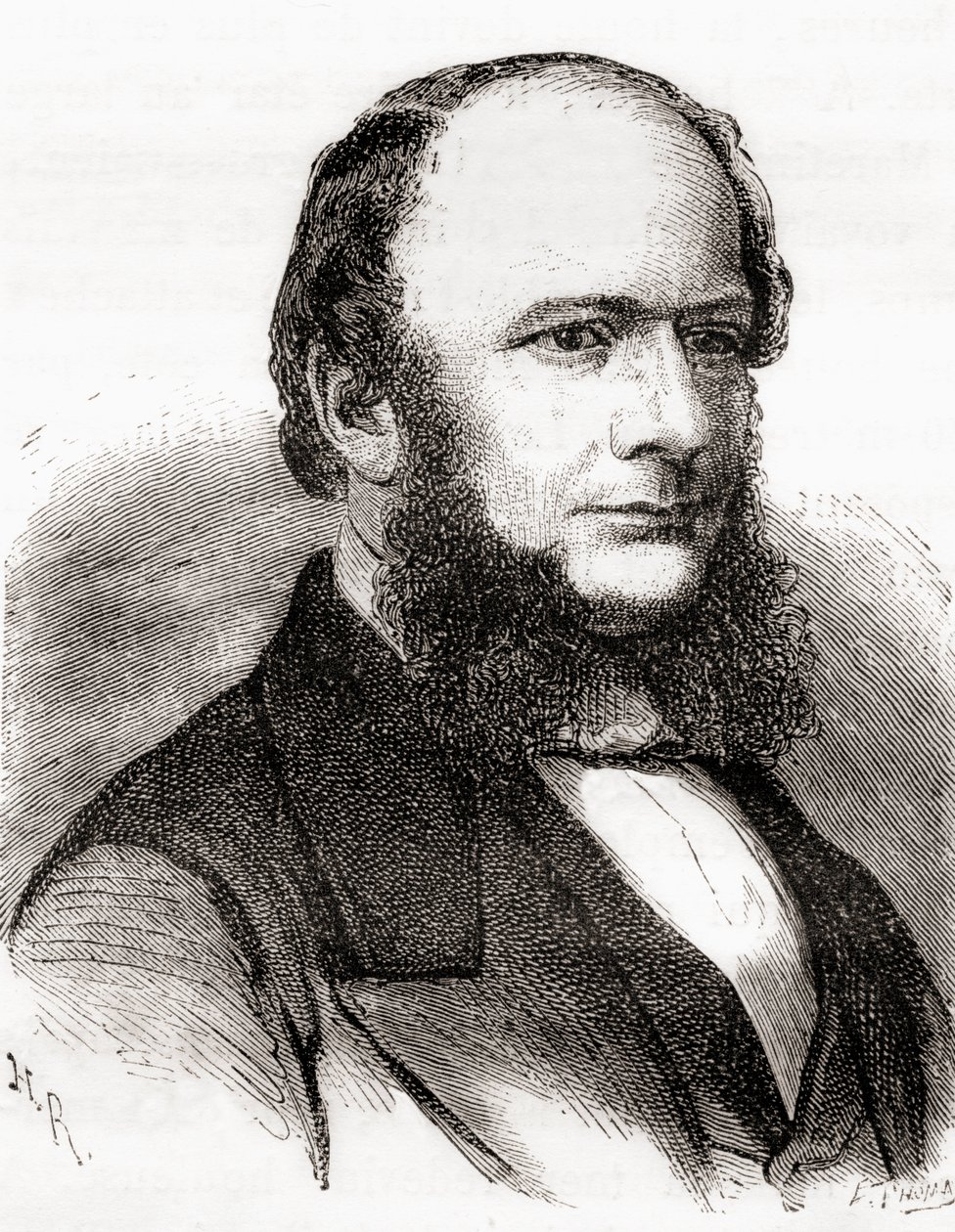 Charles William Siemens, de Les Merveilles de la Science, publicado c.1870 (grabado) de French School