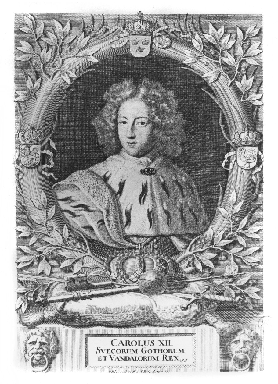 Carlos XII, Rey de Suecia de French School