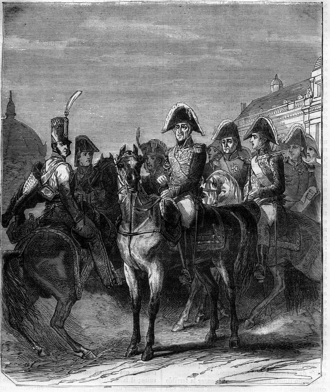 Carlos X (1757-1836) Rey de Francia. Grabado en “Histoire des Papes-Rois-Reinas y Emperadores a través de los siglos” de Maurice Lachatre de French School