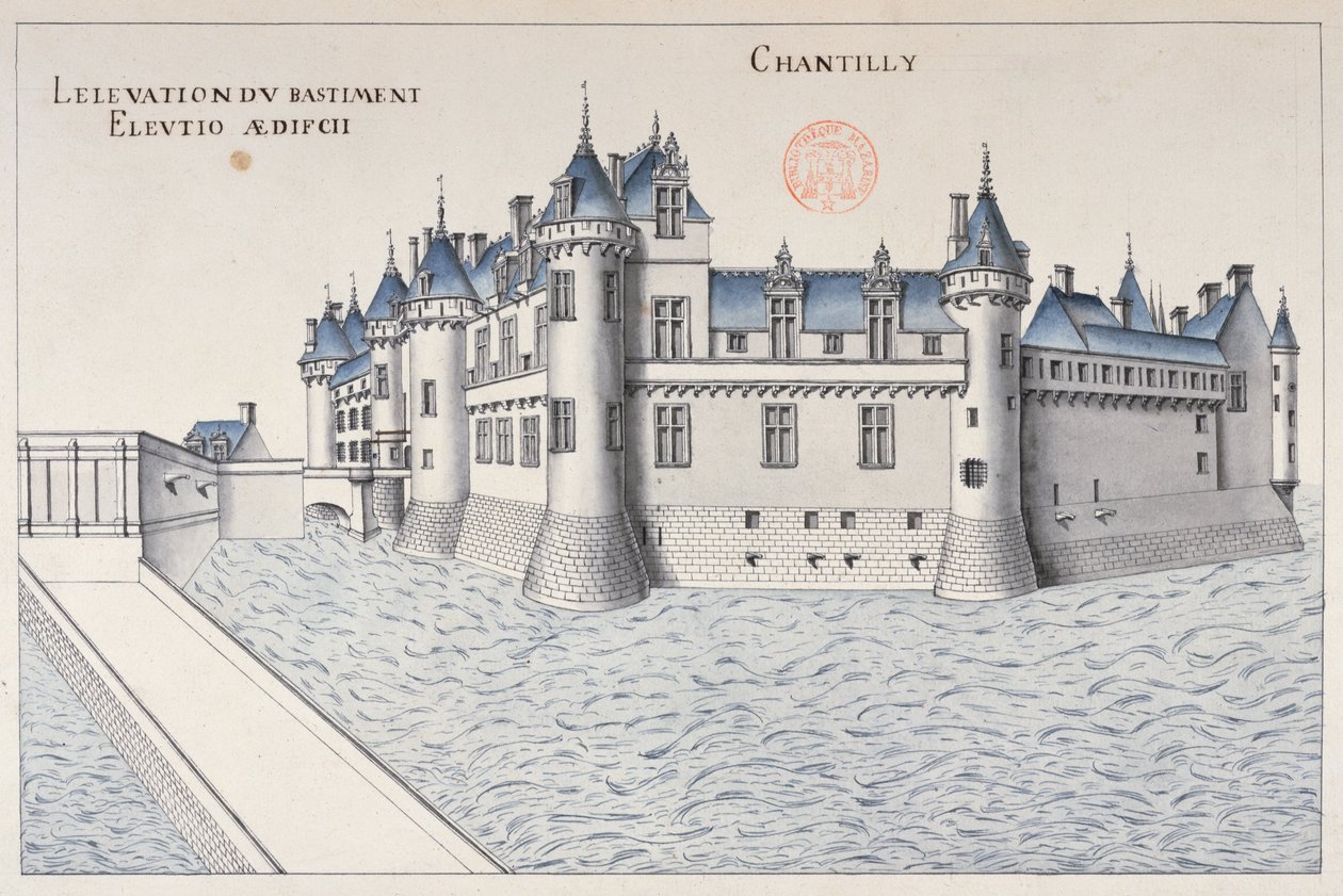 Chateau de Chantilly de French School