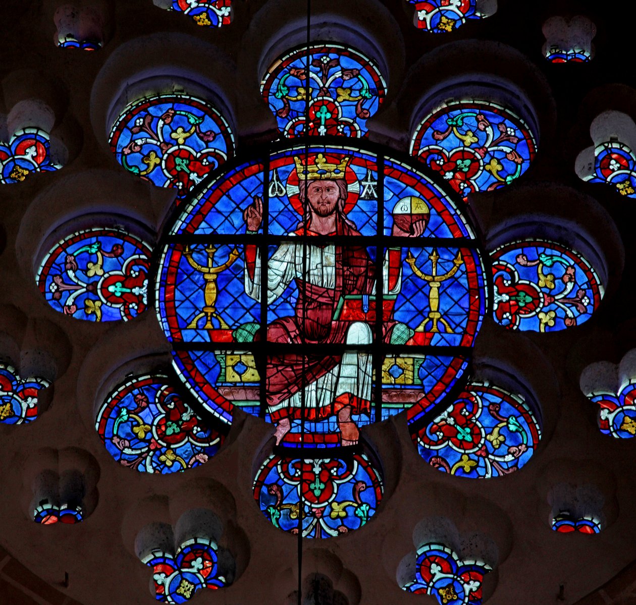 Cristo entronizado de French School