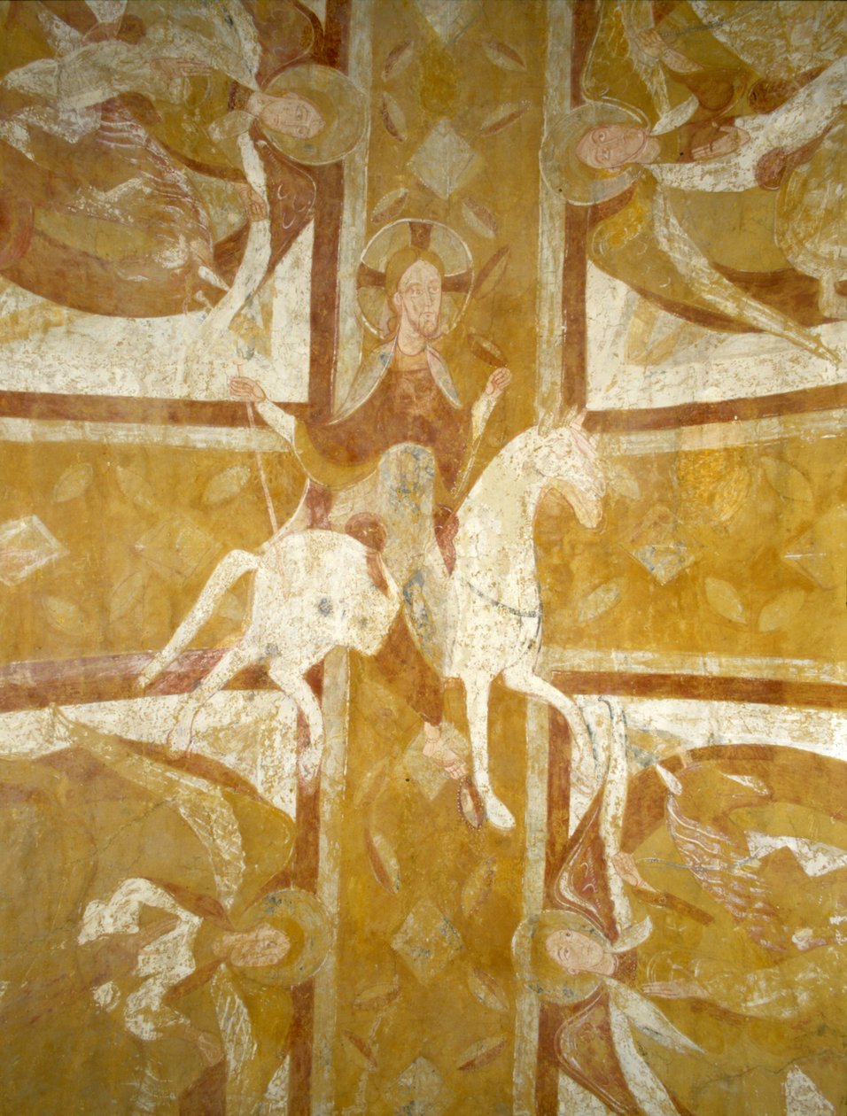 Cristo a caballo (siglo XI), Catedral de Auxerre, Cripta de French School