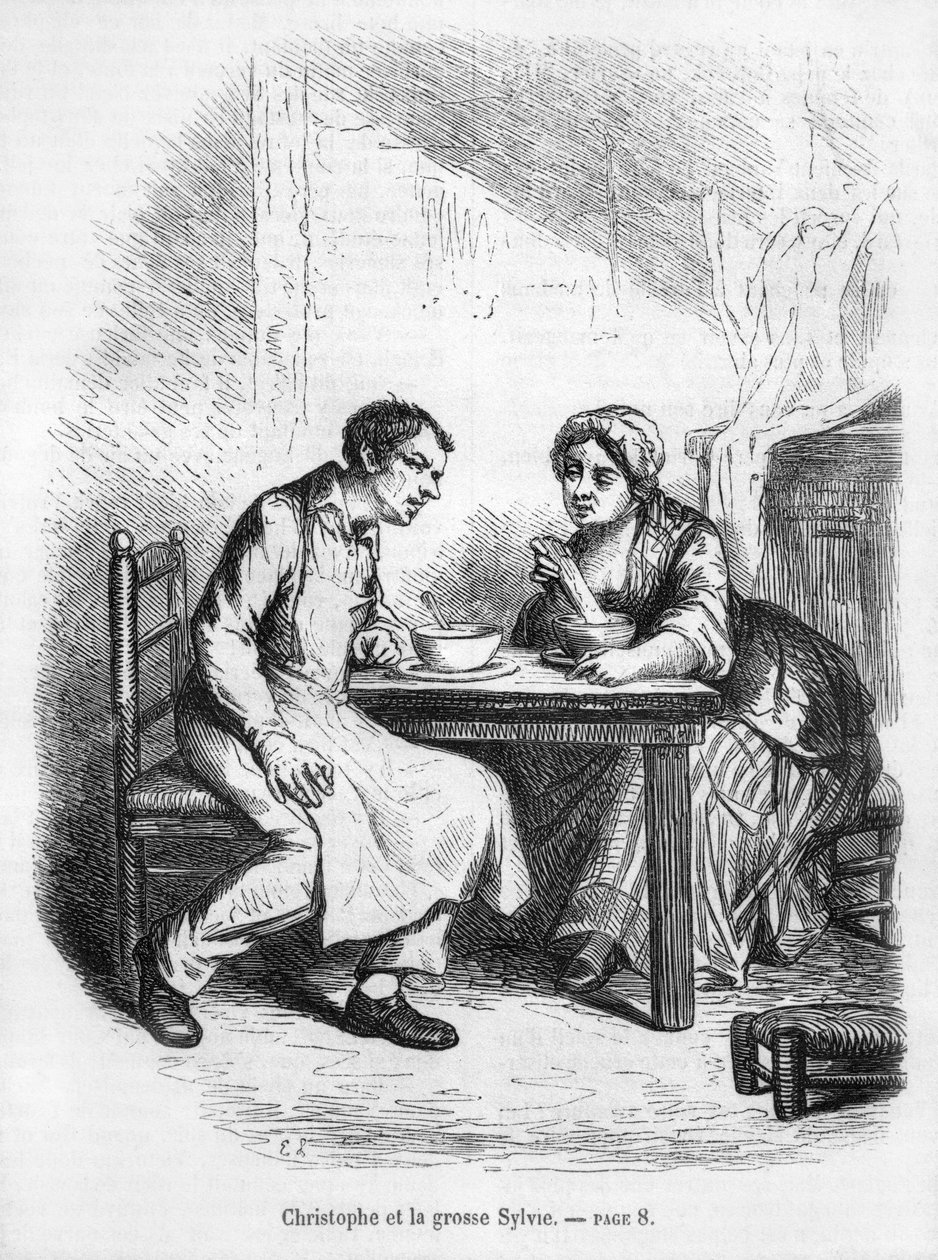 Christophe y la Gorda Sylvie, ilustración de 