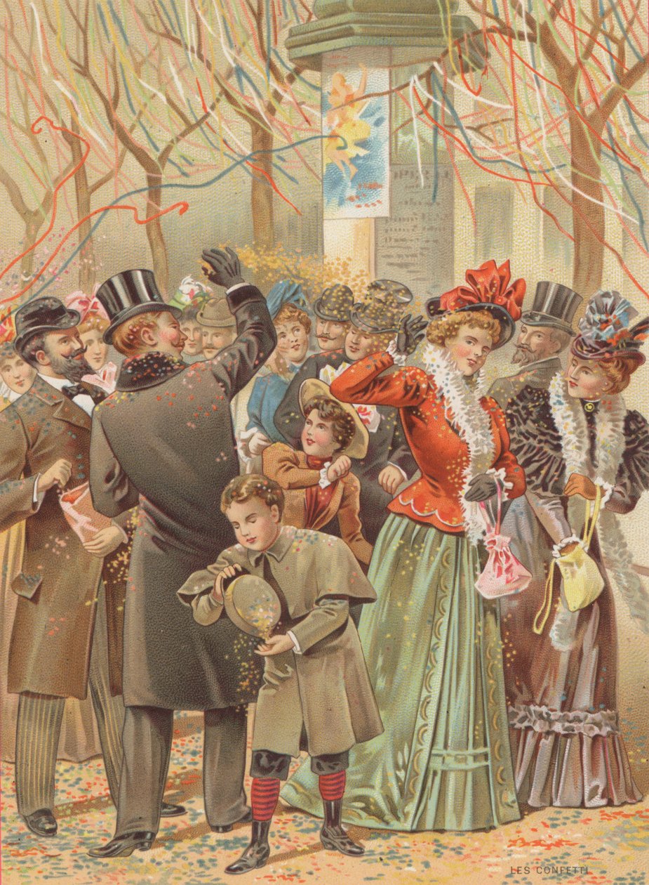 Confeti (cromolito) de French School