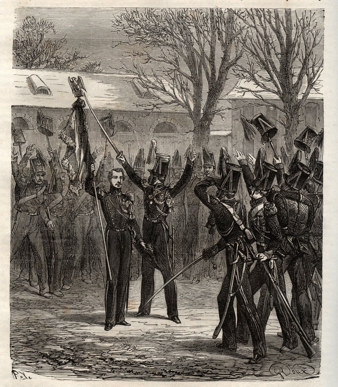 Conspiración de Estrasburgo 1836 liderada por el príncipe Luis Napoleón, futuro Napoleón III, contra la monarquía de julio - Conspiración de Estrasburgo organizada por el futuro emperador Napoleón III 1836 - intento fallido de golpe organizado por el Prínc de French School