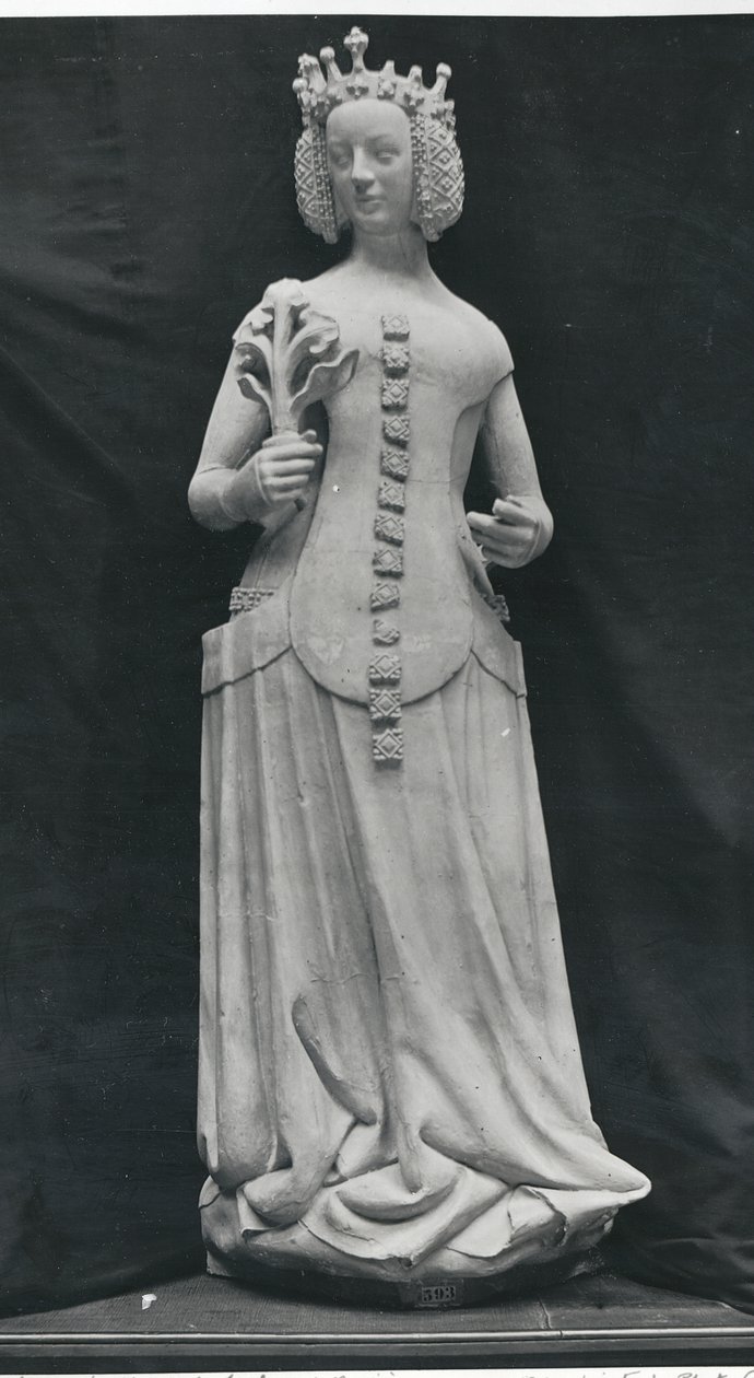 Copia de una estatua de Isabel de Baviera (1371-1435) de French School