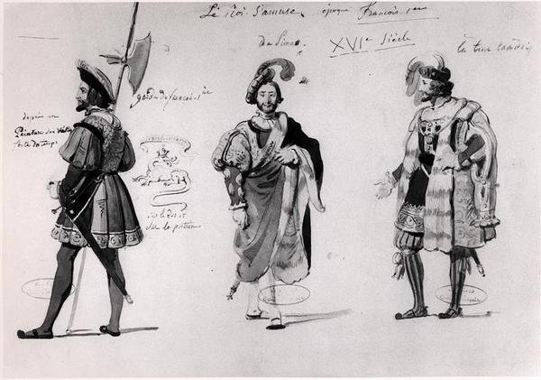 Diseños de vestuario para 