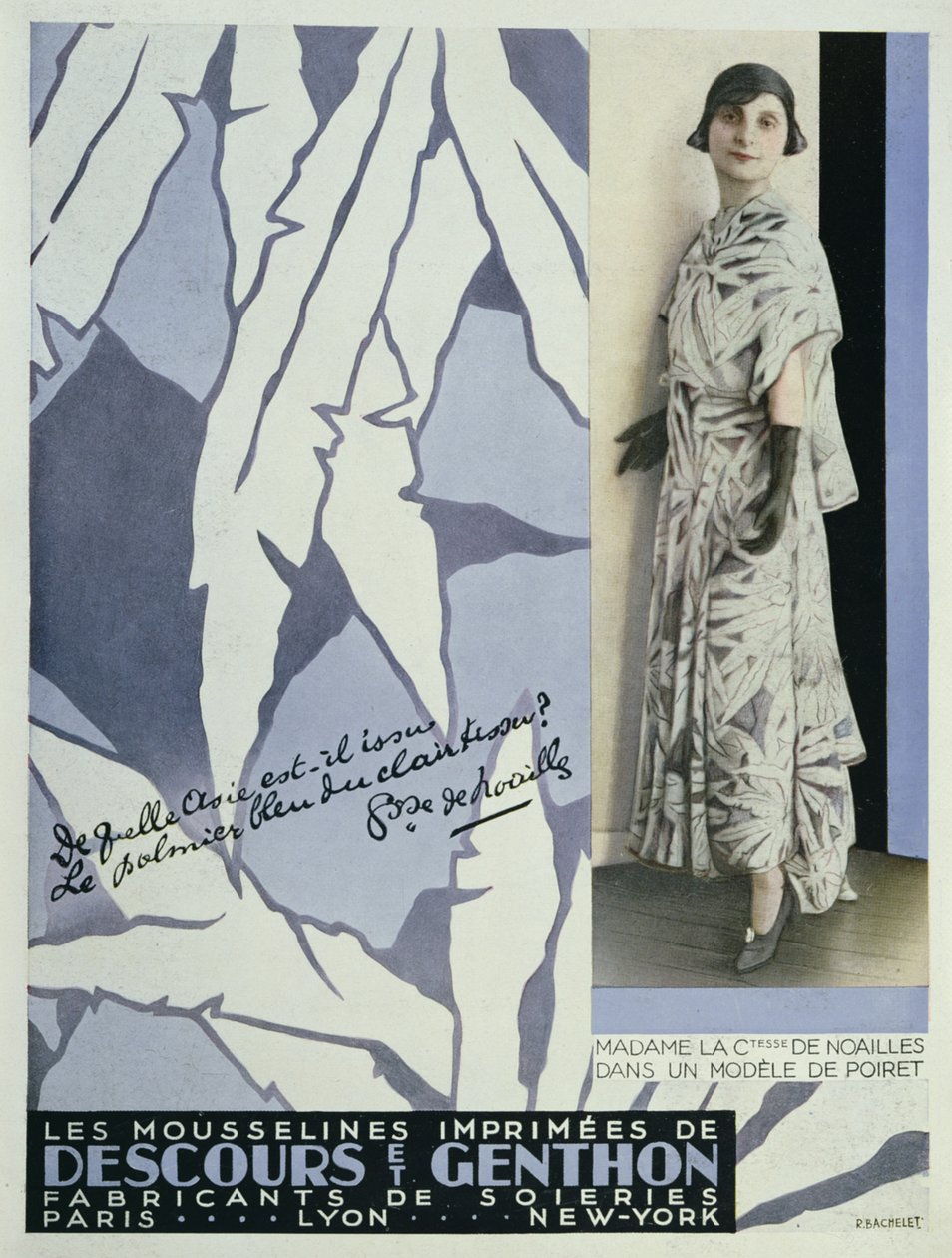 Condesa Anna de Noailles (1876-1933) de Vogue, 1930 de French School