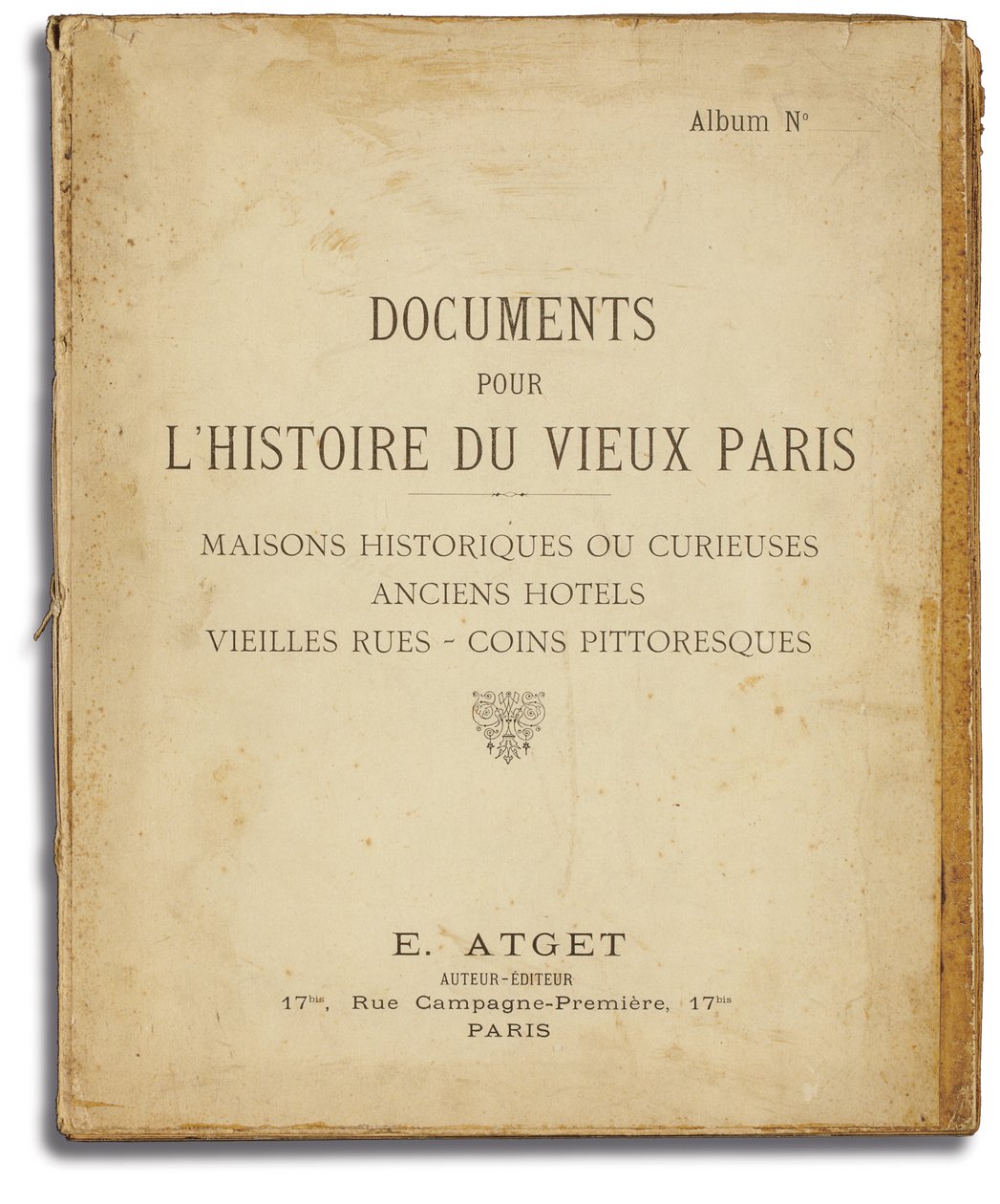 Portada del álbum "Documents pour l