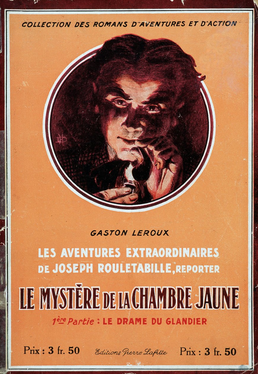 Portada del libro “Le mystere de la chambre jaune” de French School