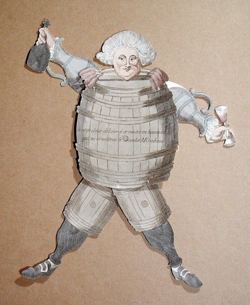 Recorte de Louis Riqueti (1754-95) Vizconde de Mirabeau, c.1790 de French School
