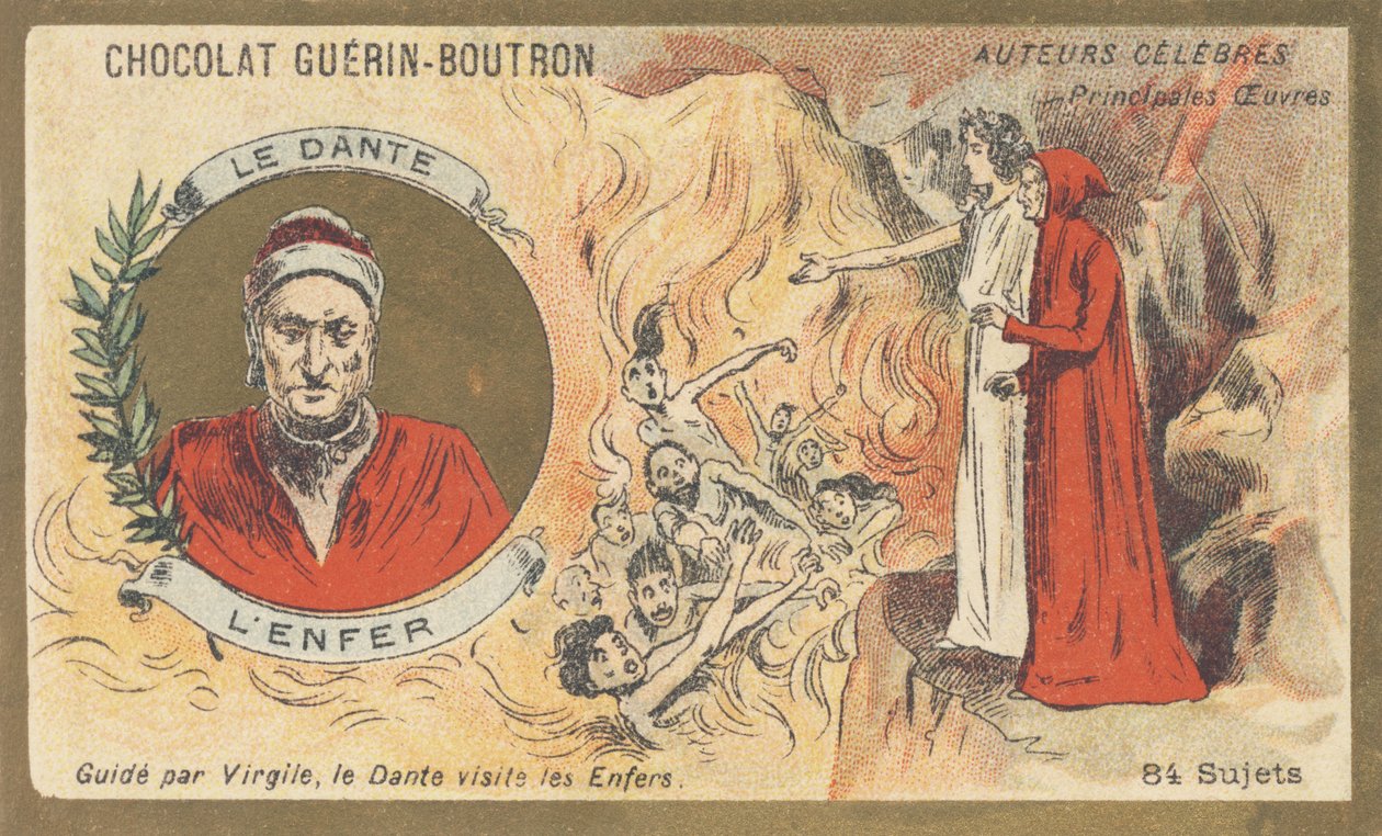 Dante Alighieri, conocido como “Dante” (1265-1321), poeta, escritor, pensador y político florentino, autor de “Infierno” de French School