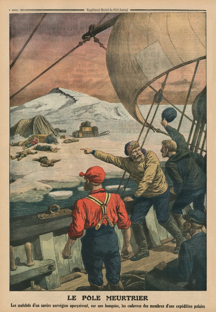 Polo mortal, ilustración de la contraportada de 