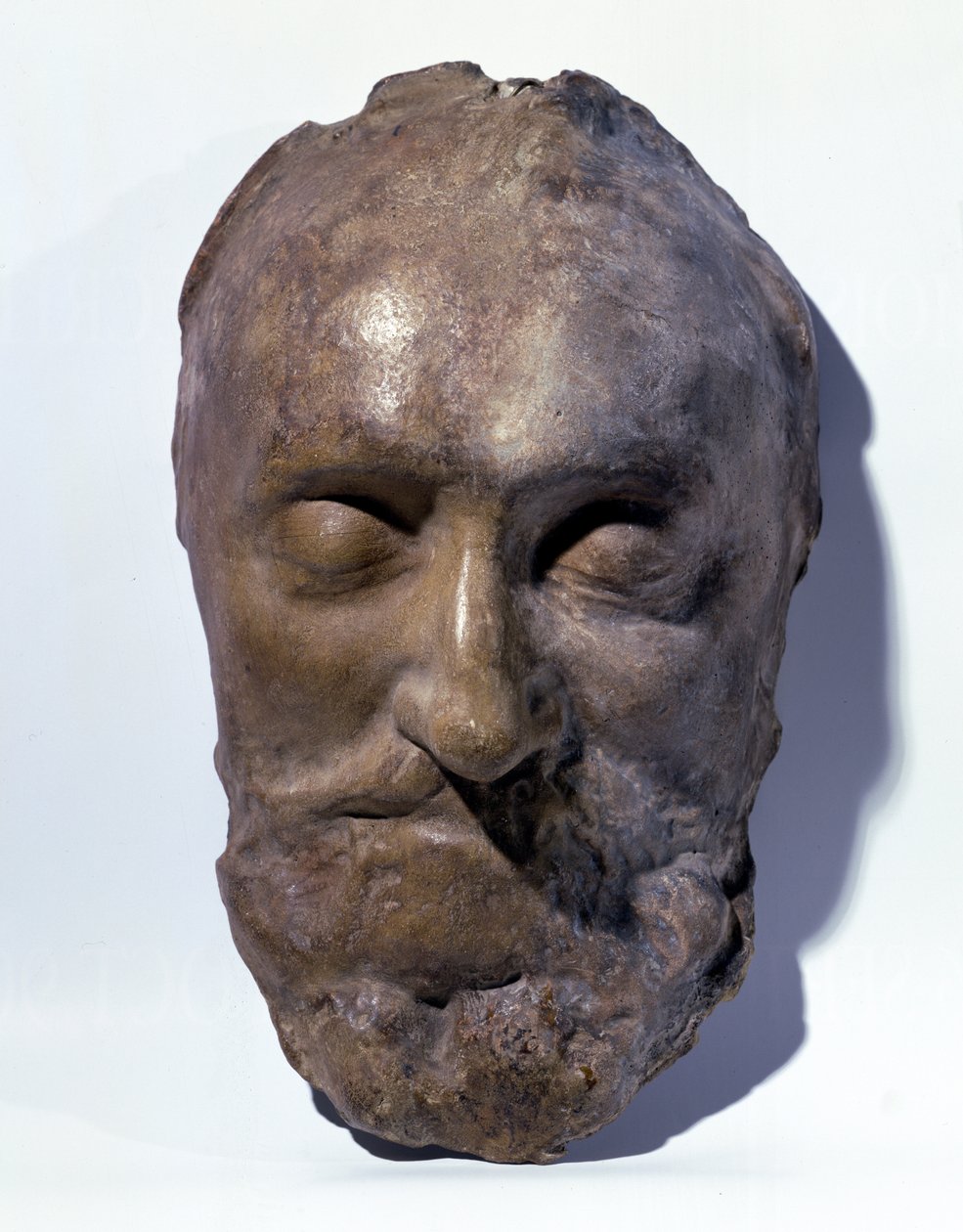 Máscara mortuoria de Enrique IV (1553-1610) Rey de Francia (cera) de French School