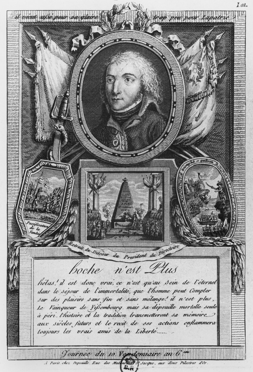 Muerte del General Louis Lazare Hoche de French School