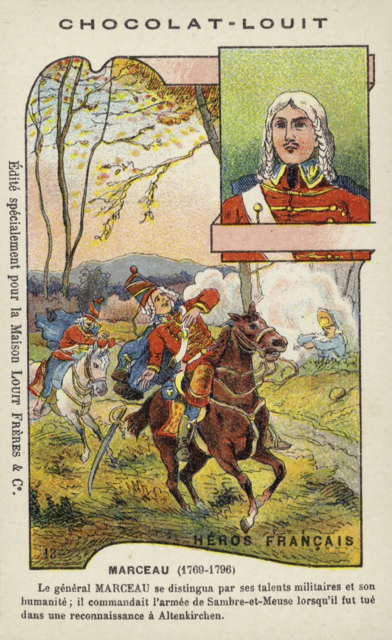 Muerte del general Marceau-Desgraviers, Batalla de Altenkirchen de French School