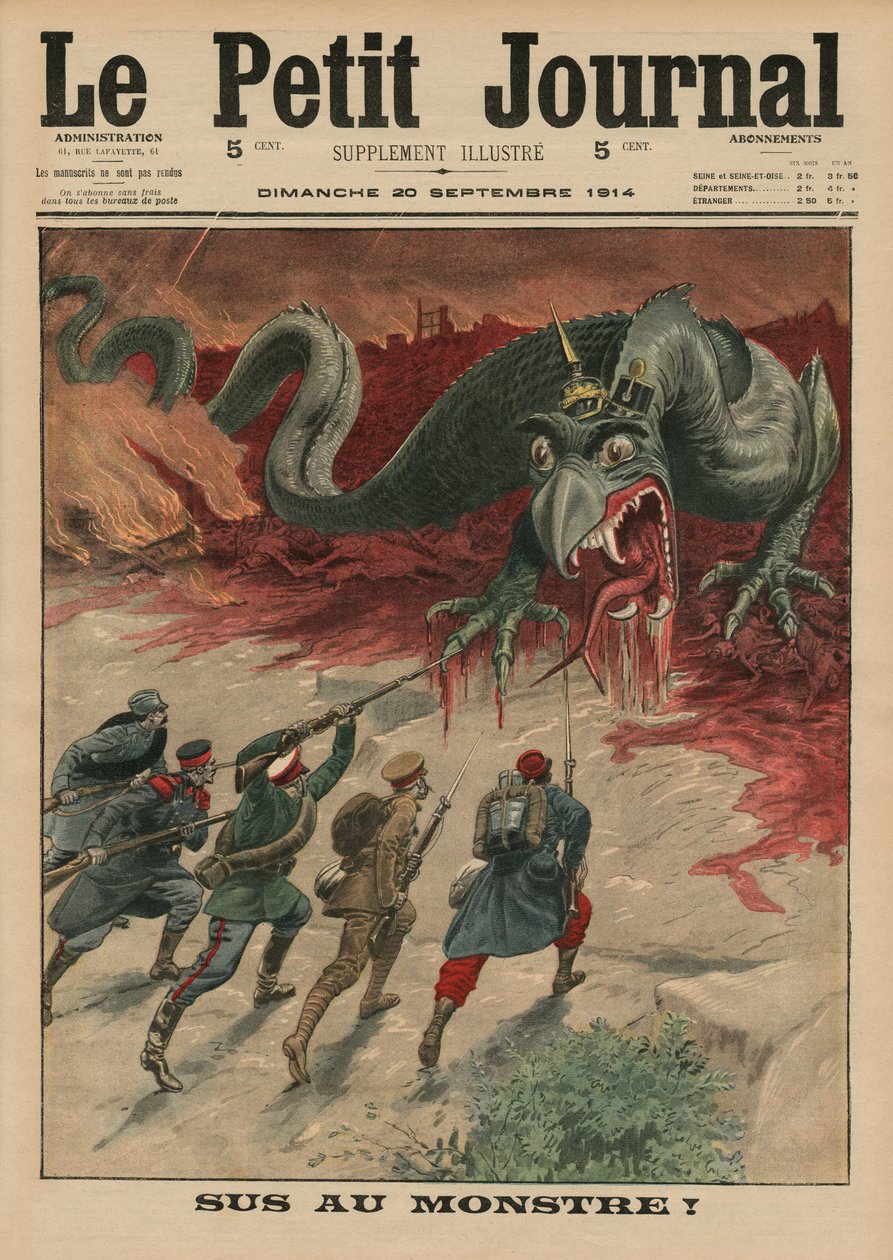 Muerte al monstruo, ilustración de portada de 