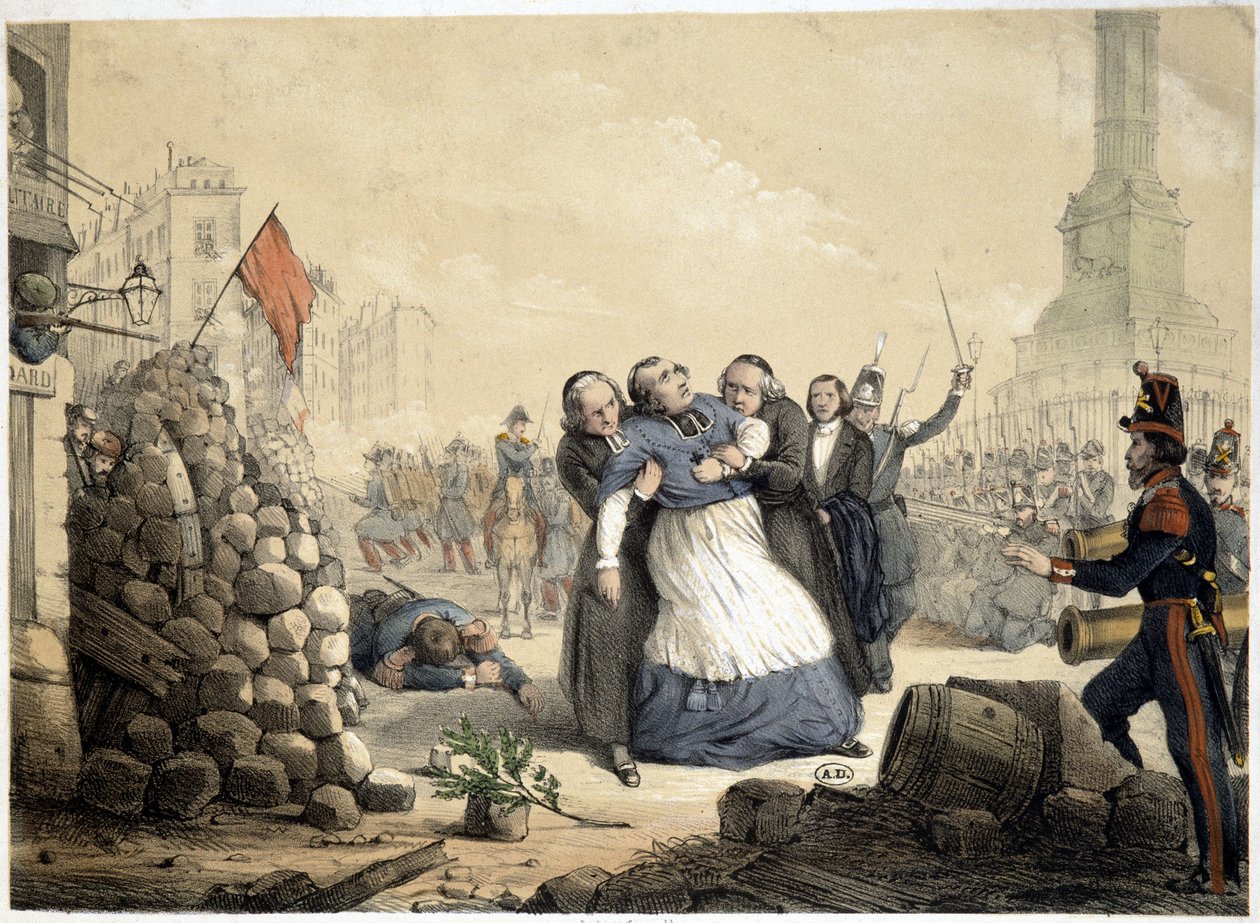Denis Affre, Arzobispo de París, mártir (25 de junio de 1848) de French School