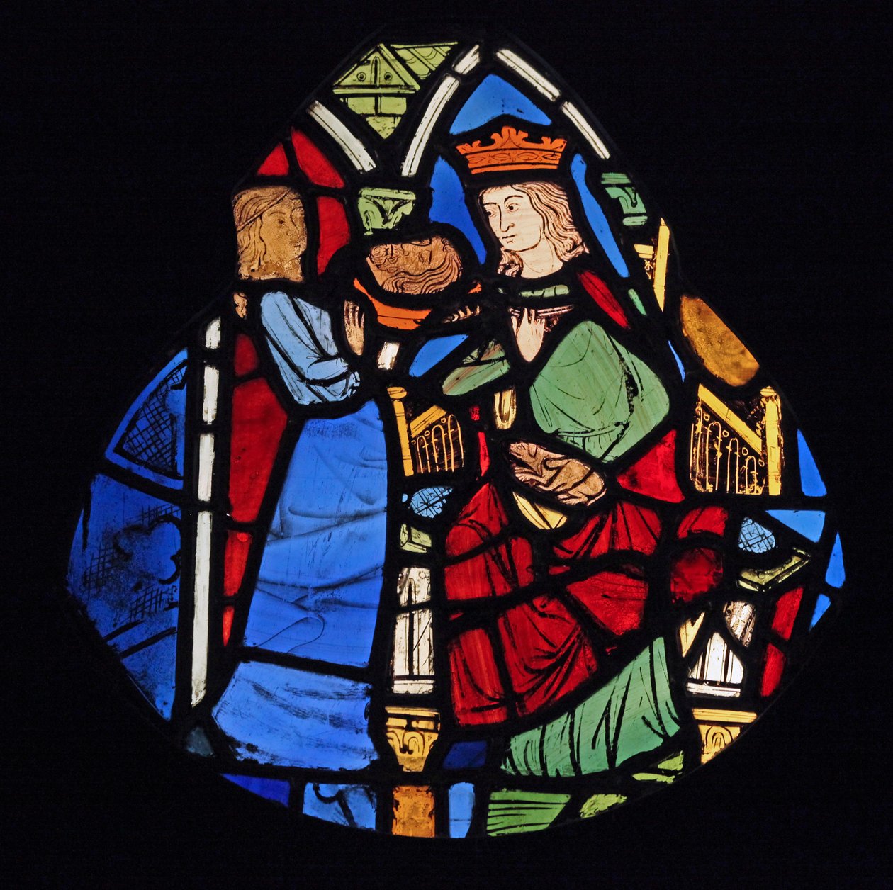 Salomé con la cabeza de Juan el Bautista, ex Ste Chapelle de French School