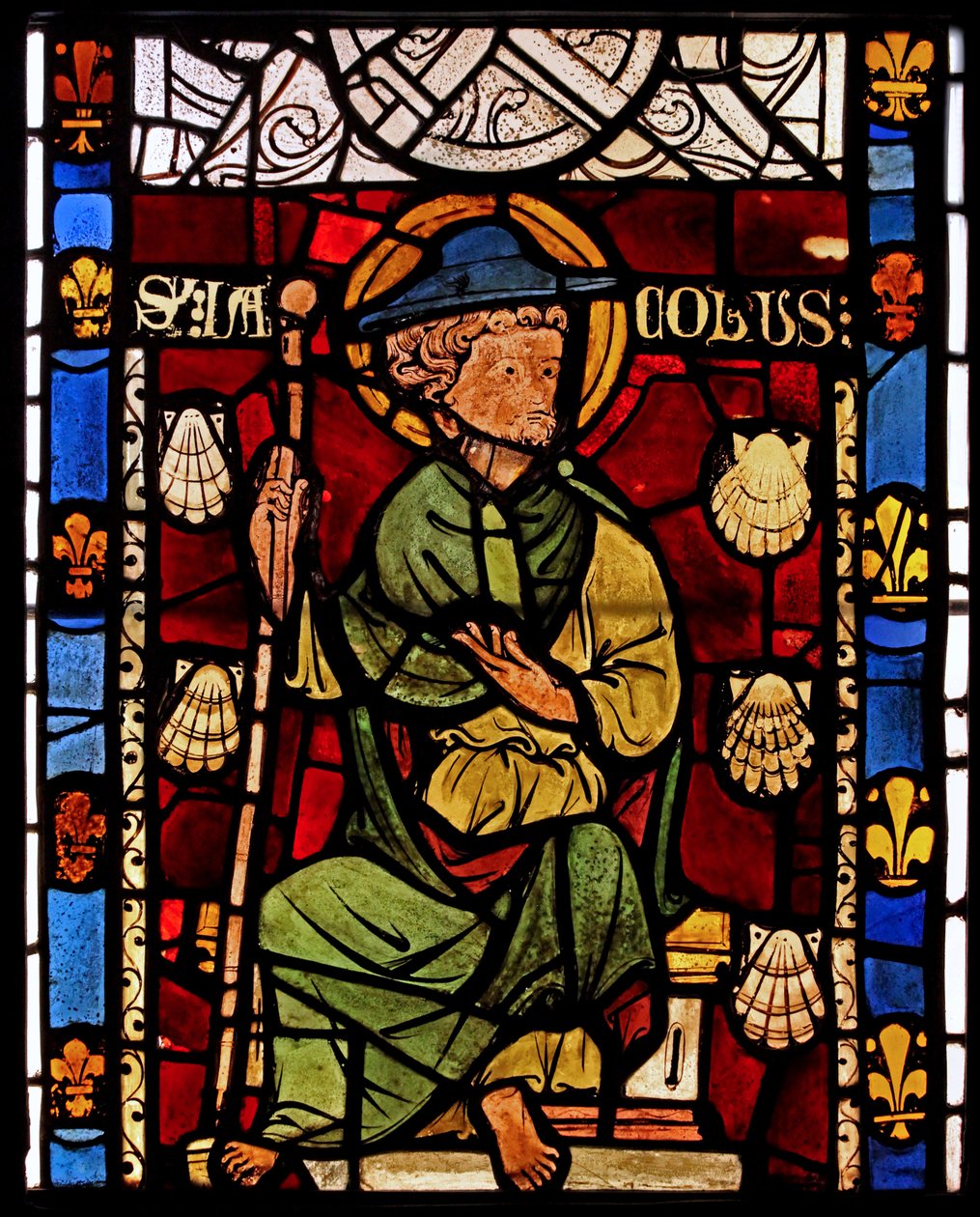 San Santiago: grisalla de la Chapelle du Chateau, Rouen? de French School