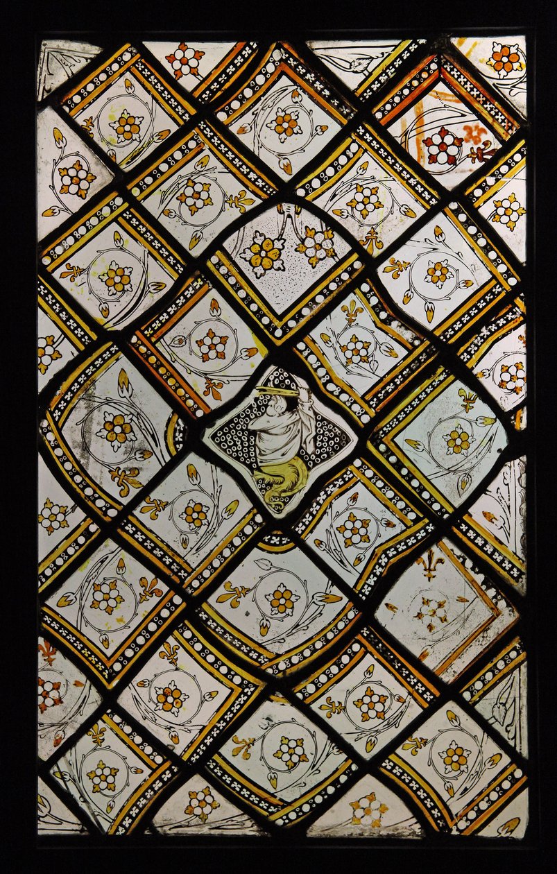 Panel grisalla, originalmente de la Abadía de St Denis de French School
