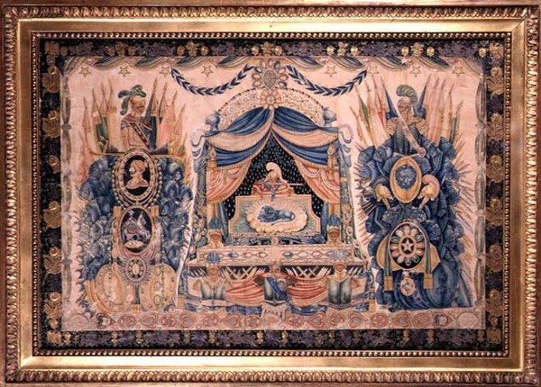 Diseño para un monumento militar napoleónico con trofeos, c.1830 de French School