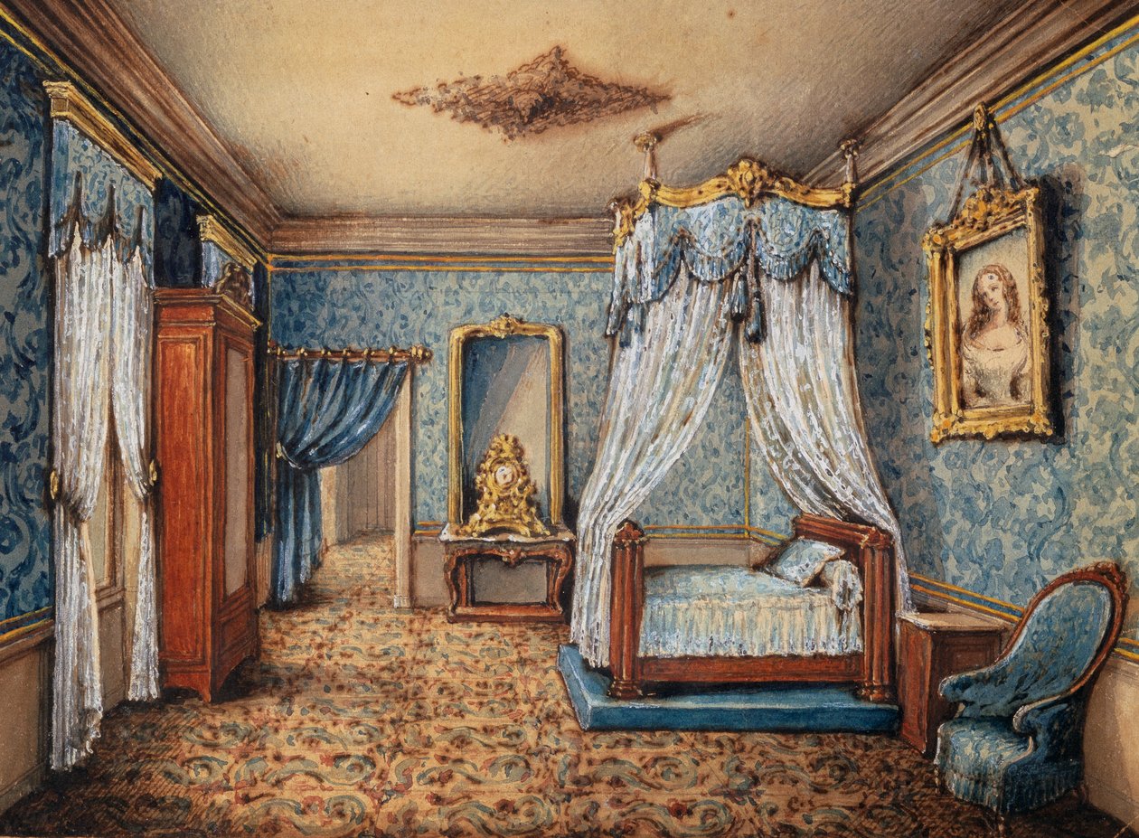 Diseño de dormitorio de French School