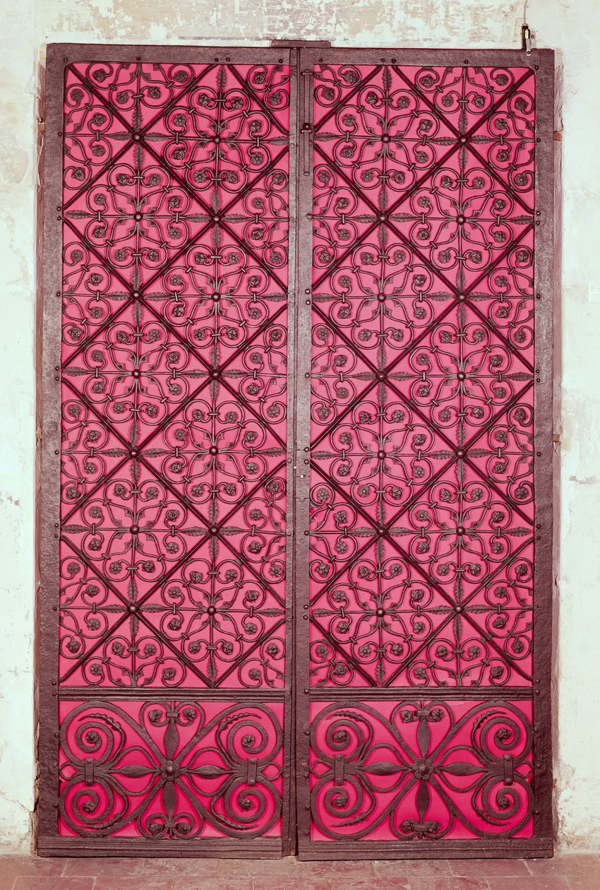Puerta del coro de la Catedral de Rouen de French School