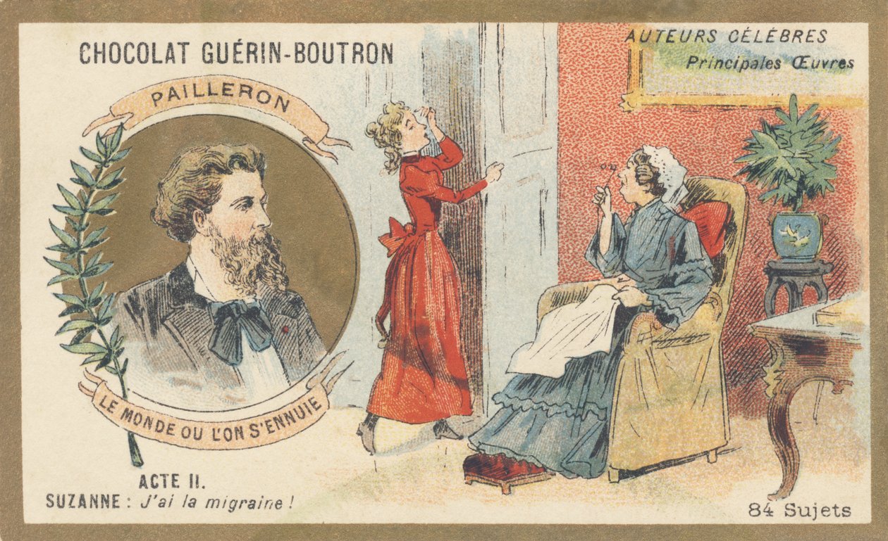 Edouard Pailleron (1834-1899) dramaturgo, poeta y periodista francés, autor de “Le monde où l
