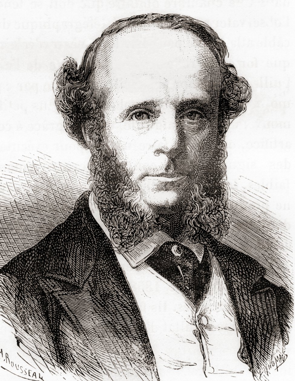 Edward Orange Wildman Whitehouse, de Les Merveilles de la Science, publicado c.1870 (grabado) de French School