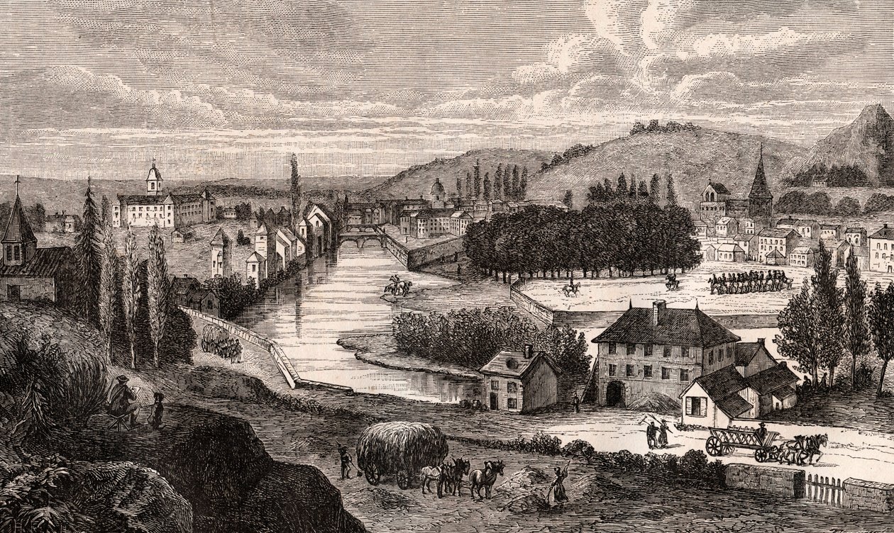 Epinal - Lorena - grabado en 