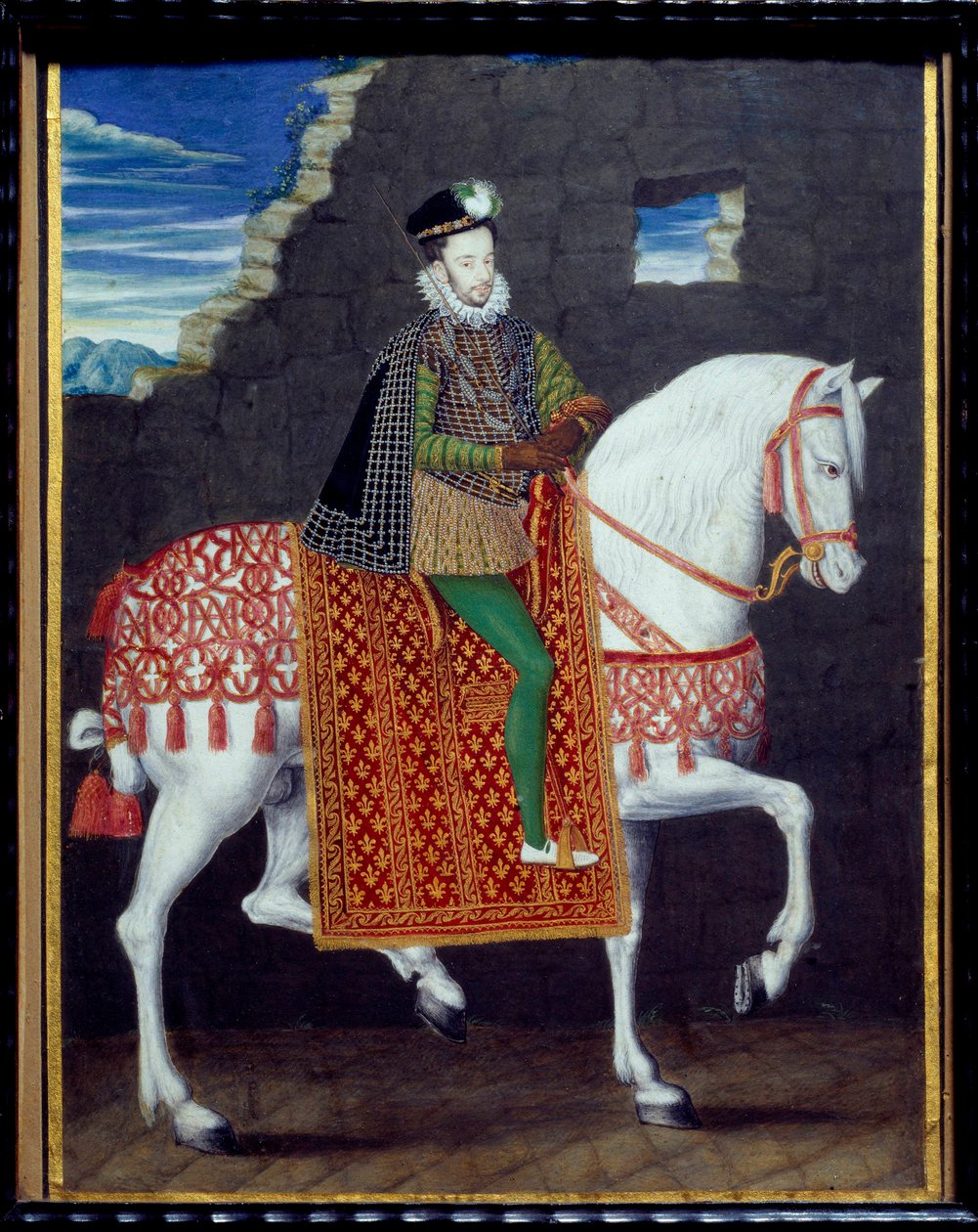 Retrato ecuestre de Enrique III, Rey de Francia de French School