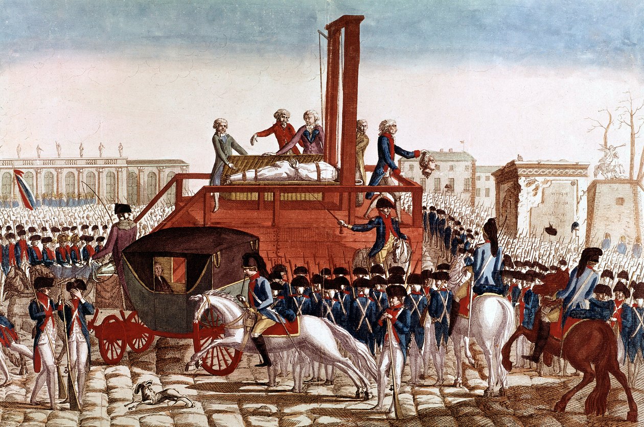 Ejecución de Luis XVI de Francia, 21 de enero de French School