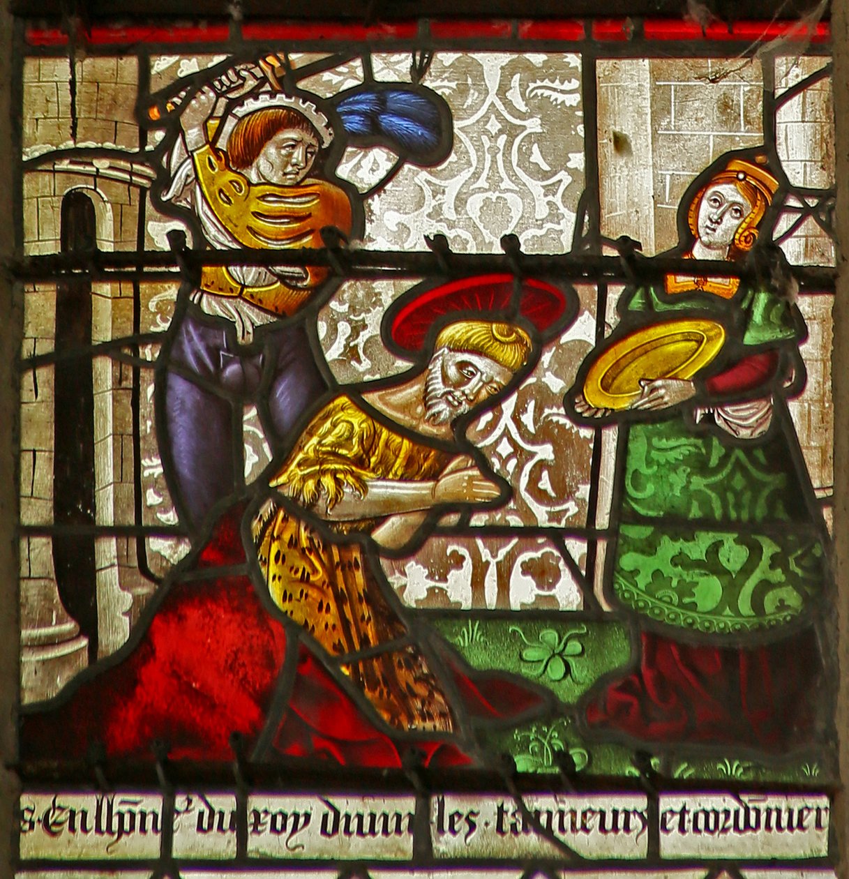 Ejecución de San Juan Bautista: Salomé espera de French School