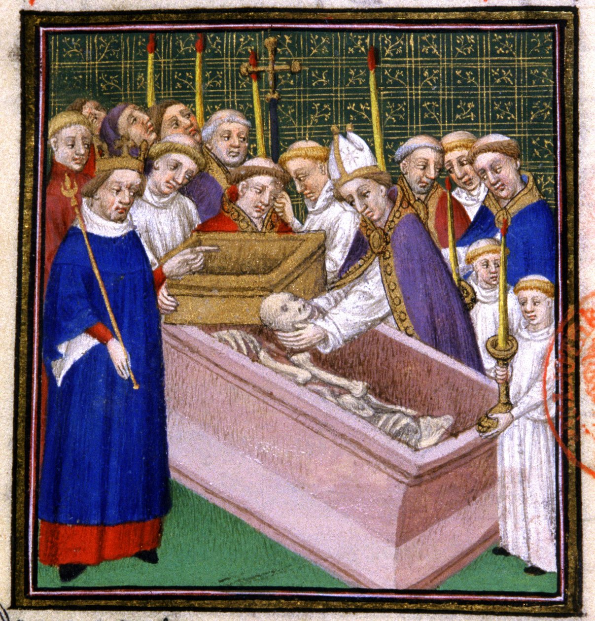 Exhumación y canonización de St. de French School