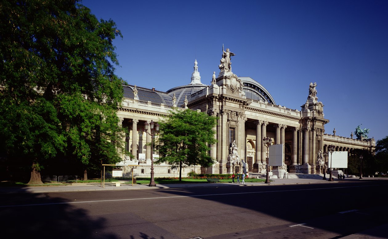 Fachada del Grand Palais, construido por Henri Deglane, Albert Louvet y Albert Thomas, 1897-1900 de French School