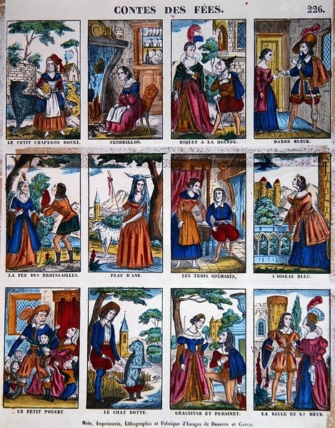 Cuentos de hadas, c.1840 de French School