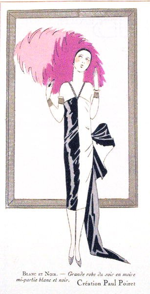 Diseño de moda para un vestido de noche 