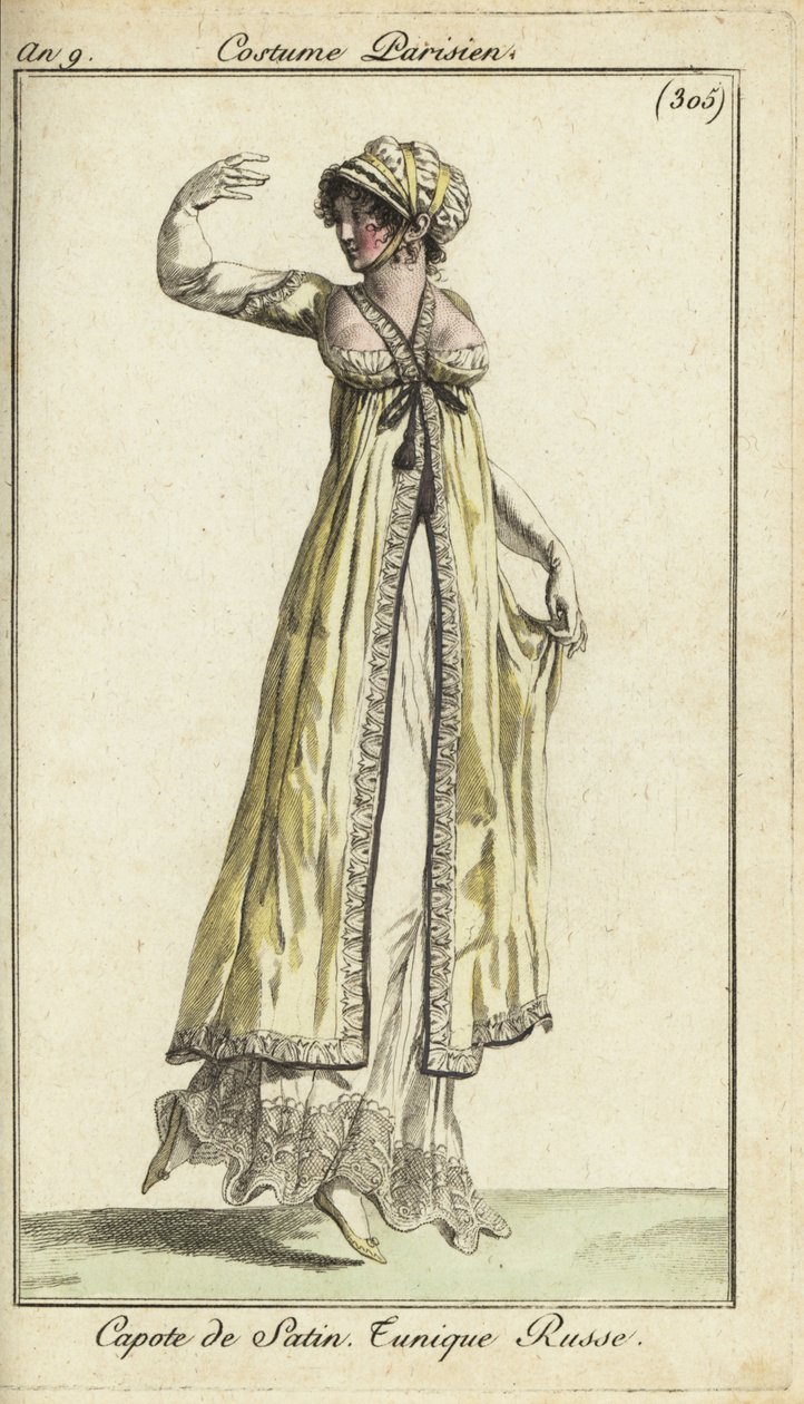 Mujer a la moda bailando en un baile de French School