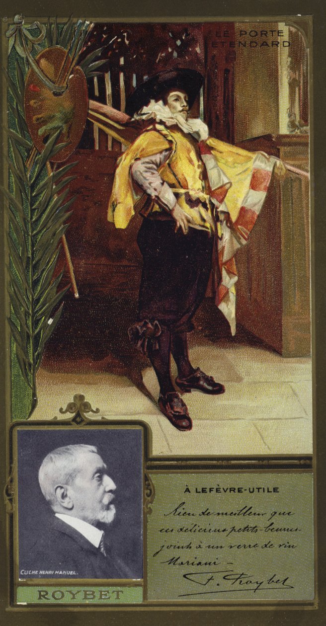 Ferdinand Roybet, pintor francés (cromolito) de French School