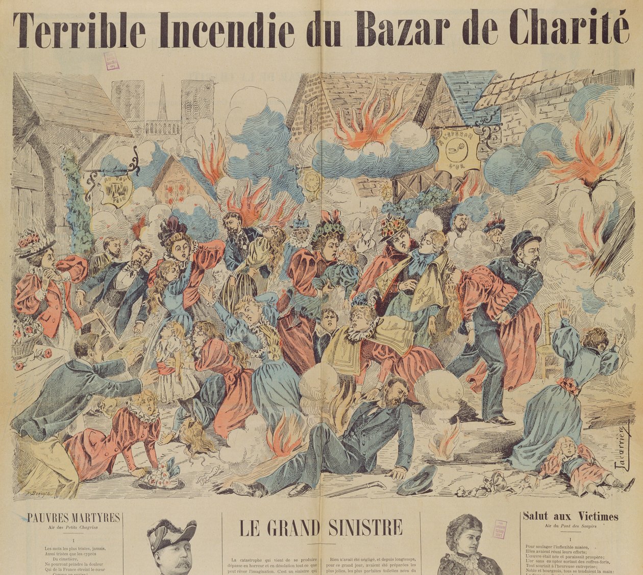 Incendio en el Bazar de la Caridad, 4 de mayo de 1897 de French School