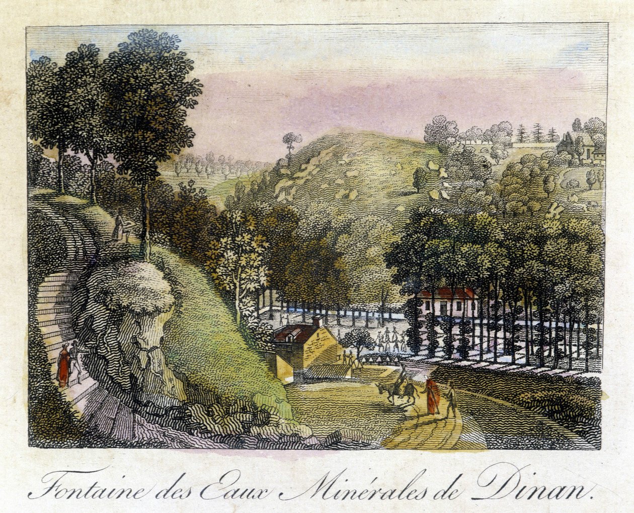 Fuente de las aguas minerales de Dinan de French School
