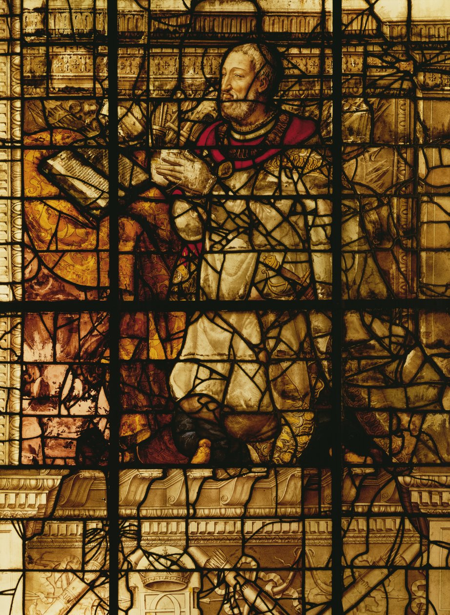 Francisco I en oración de French School