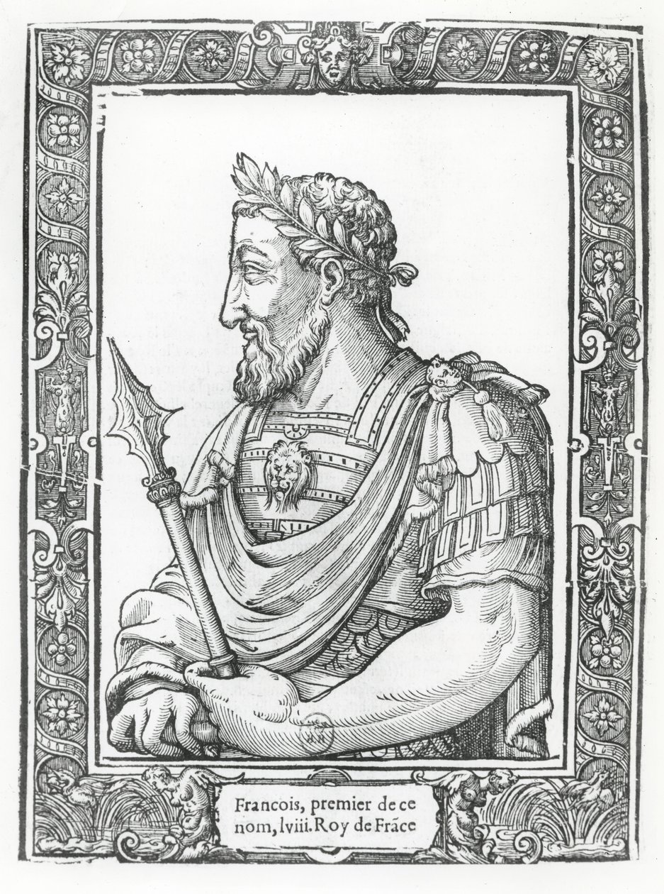 Francisco I de Francia (grabado) de French School