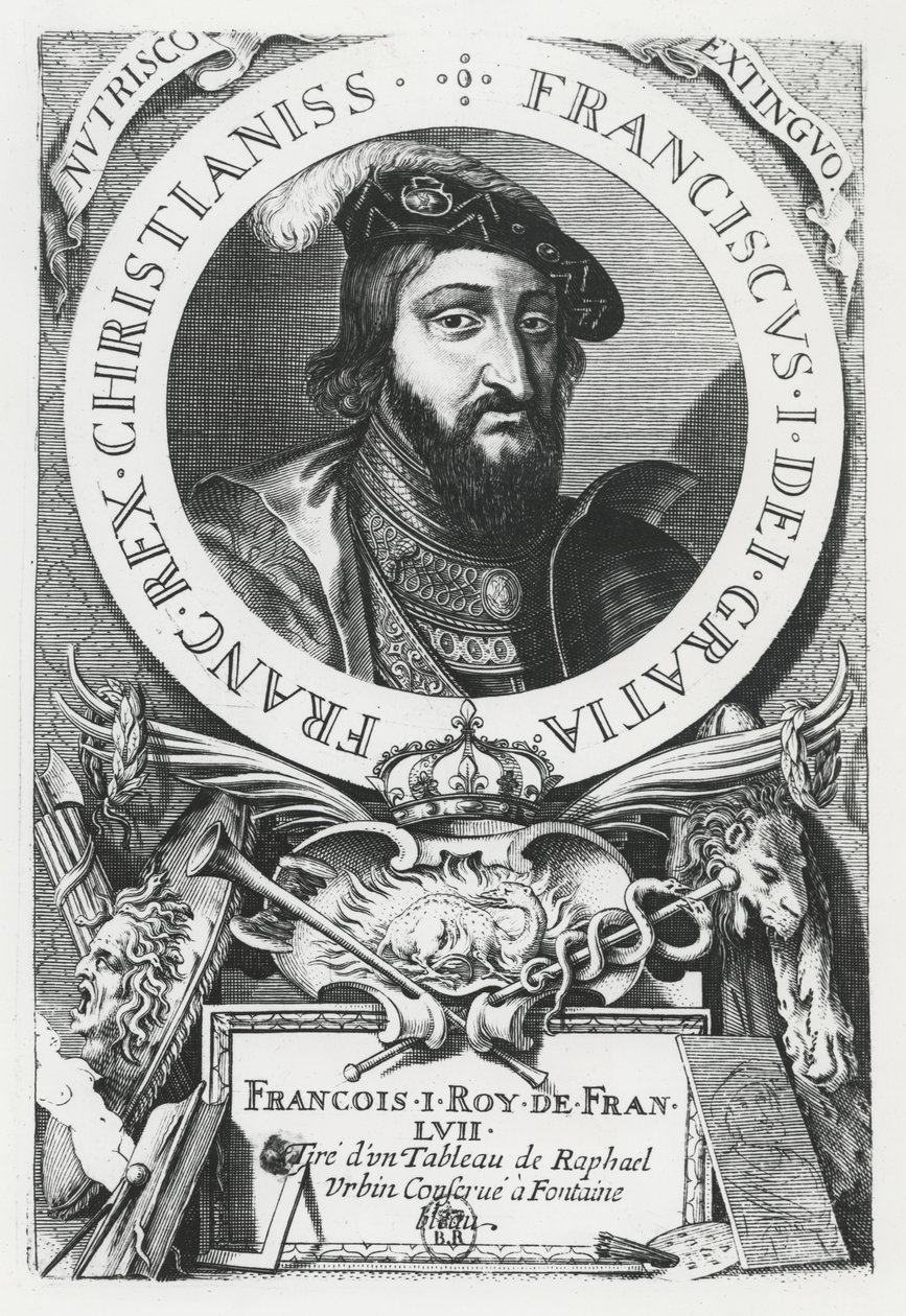 Francisco I de Francia (grabado) de French School