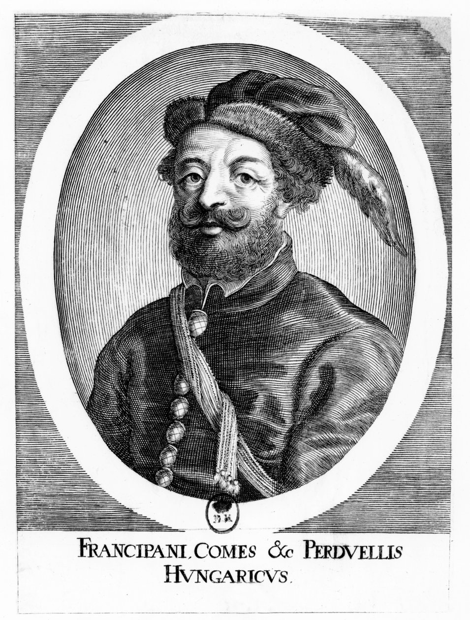 François-Christophe Frangipane (grabado) de French School