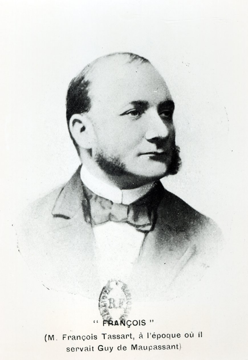 François Tassart, ayuda de cámara de Guy de Maupassant (1850-93), de La Fin de Maupassant por Georges Normandy, publicado en 1927, París de French School